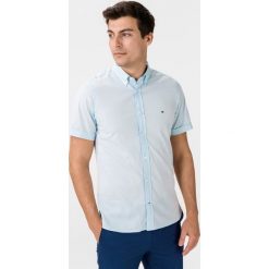 Tommy Hilfiger Poplin Koszula Niebieski. Niebieskie koszule męskie TOMMY HILFIGER, s, bez wzorów, z bawełny, bez kołnierzyka, z krótkim rękawem. Za 324,95 zł.