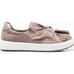 Marco Tozzi - Buty. Szare buty sportowe damskie marki Marco Tozzi, z materiału. W wyprzedaży za 89,90 zł.