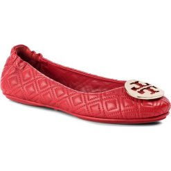 Baleriny TORY BURCH - Quilted Minnie 50736 Brillant Red/Gold 601. Czerwone baleriny damskie Tory Burch, ze skóry. W wyprzedaży za 829,00 zł.