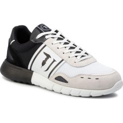 Sneakersy TRUSSARDI JEANS - 77A00189 W601. Czarne sneakersy męskie Trussardi Jeans, bez zapięcia. W wyprzedaży za 399,00 zł.