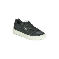 Buty Pepe jeans ADAM COCO. Czarne trampki i tenisówki damskie Pepe Jeans, bez wzorów, z jeansu, bez zapięcia. Za 309,00 zł.