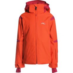 Kjus GIRLS FORMULA Kurtka hardshell orange/red. Czerwone kurtki sportowe damskie Kjus, z poliesteru, outdoorowe. W wyprzedaży za 733,85 zł.