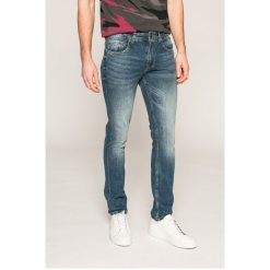 Produkt by Jack & Jones - Jeansy. Niebieskie jeansy męskie marki PRODUKT by Jack & Jones, z aplikacjami. W wyprzedaży za 79,90 zł.