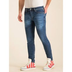 Jeansy Slim Fit Diesel Sleenker-X 00SWJF 0097T. Niebieskie jeansy męskie Diesel, m, bez wzorów. Za 699,00 zł.