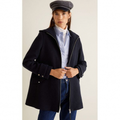 Mango - Płaszcz Audrey. Szare płaszcze damskie Mango, l, z materiału. Za 299,90 zł.