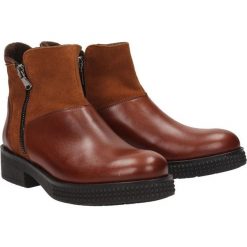 BALDACCINI 976000-K78 NUTELLA - BALDACCINI976000-K7838 - brązowy - Botki. Pomarańczowe botki damskie Baldaccini, bez obcasa, bez zapięcia. W wyprzedaży za 191,40 zł.
