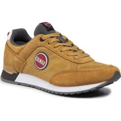 Sneakersy COLMAR - Travis Colors 013 Ochra/Dk Gray. Żółte sneakersy męskie Colmar, bez zapięcia. W wyprzedaży za 399,00 zł.