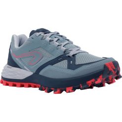 Buty do biegania damskie TRAIL MT2 błękitno-różowe. Szare buty sportowe damskie EVADICT, bez wzorów, z poliesteru, do biegania. Za 279,99 zł.