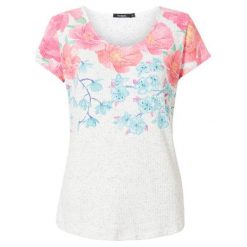 Desigual T-Shirt Damski Ts Florentina Xs Biały. Białe koszulki damskie Desigual, xs, bez wzorów, bez kołnierzyka, bez rękawów. W wyprzedaży za 139,00 zł.