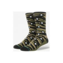 Stance Eight Ball Skarpetki Zielony. Zielone skarpetki męskie Stance, bez wzorów, z elastanu. Za 76,95 zł.