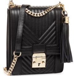 Torebka GUESS - 0GG910 9302Z JBLK. Czarne torebki klasyczne damskie Guess, z aplikacjami, ze skóry, wizytowe, bez dodatków. W wyprzedaży za 589,00 zł.