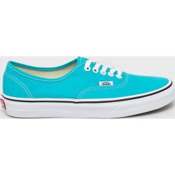 Vans - Tenisówki Authentic. Niebieskie trampki i tenisówki damskie Vans, bez wzorów, z gumy, na sznurówki. W wyprzedaży za 179,90 zł.