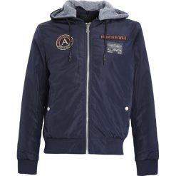 Granatowa Kurtka A Little Respect. Czarne kurtki męskie marki Born2be, m, z nadrukiem, z dresówki, z kapturem. Za 109,99 zł.