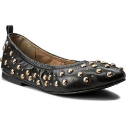 Baleriny BRONX - 66063-A BX1472 Black 01. Czarne baleriny damskie marki Bronx, bez wzorów, ze skóry, bez obcasa. W wyprzedaży za 199,00 zł.