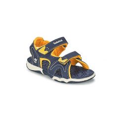 Sandały Dziecko Timberland ADVENTURE SEEKER 2-STRAP SANDAL. Niebieskie sandały dziewczęce Timberland, bez zapięcia. Za 153,30 zł.