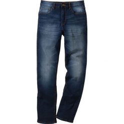 Jeansy męskie: Dżinsy ze stretchem Classic Fit Straight bonprix ciemnoniebieski