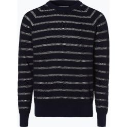 Swetry klasyczne męskie: DENIM by Nils Sundström – Sweter męski, niebieski