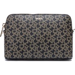 DKNY Bryant Cross body bag Czarny Brązowy. Pomarańczowe torebki klasyczne damskie DKNY, w paski, ze skóry, bez dodatków. Za 654,95 zł.