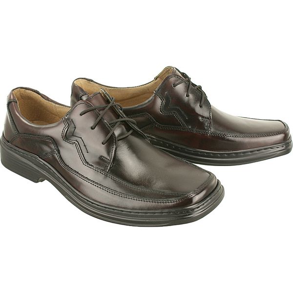 ENZO PERUZZI 522 brązowy 04, Półbuty męskie. Pomarańczowe półbuty męskie Enzo Peruzzi, bez wzorów, ze skóry, na sznurówki. Za 189,00 zł.