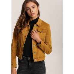 Żółta Kurtka Yserielle. Żółte kurtki damskie Renee, s, bez wzorów, z jeansu, bez kaptura. Za 99,99 zł.