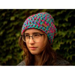 Czapka Hand Made No. 038 / beanie / szydło. Brązowe czapki zimowe damskie marki Pakamera. Za 99,00 zł.
