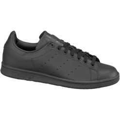 Adidas Stan Smith m20327 42 2/3 Czarne. Czarne buty sportowe męskie marki Adidas, ze skóry, adidas stan smith. W wyprzedaży za 329,99 zł.