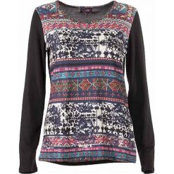 Sweter w kolorze czarnym ze wzorem. Czarne swetry damskie Coline, m, w paski, bez rękawów, bez kaptura. W wyprzedaży za 49,95 zł.