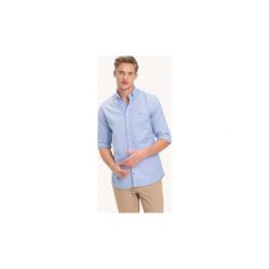 Koszule z długim rękawem Tommy Hilfiger MW0MW03745 STRETCH SLIM. Niebieskie koszule męskie TOMMY HILFIGER, xxl, bez wzorów, bez kołnierzyka, z długim rękawem. Za 322,50 zł.