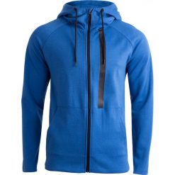 Bluza męska BLM611 - niebieski - Outhorn. Niebieskie bluzy męskie Outhorn, na lato, m, bez wzorów, z bawełny, z kapturem, bez rękawów, bez kaptura. W wyprzedaży za 79,99 zł.