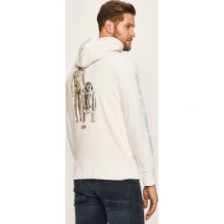 Levi's - Bluza. Białe bluzy męskie Levi's®, s, z nadrukiem, z bawełny, z kapturem, bez rękawów, z kapturem. W wyprzedaży za 229,90 zł.