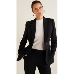 Mango - Żakiet Suso3. Czarne marynarki i żakiety damskie marki Mango, l, z elastanu, eleganckie. W wyprzedaży za 139,90 zł.