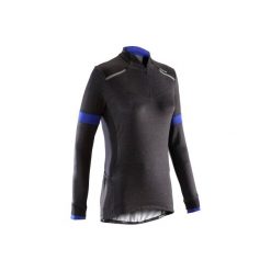 KOSZULKA DŁUGI RĘKAW 500. Czarne t-shirty damskie B'TWIN, s. Za 89,99 zł.