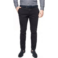 Spodnie bimont 214 granatowy slim fit. Niebieskie spodnie męskie Recman, m, bez wzorów. Za 89,99 zł.
