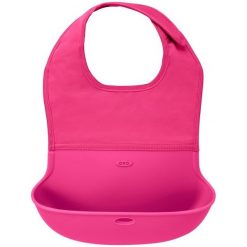 OXO Śliniak Zwijany Pink. Różowe śliniaki Oxo. Za 55,00 zł.
