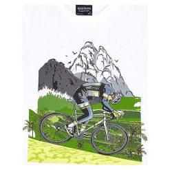 Mayoral - T-shirt dziecięcy 128-172 cm. Białe t-shirty chłopięce Mayoral, z nadrukiem, z bawełny, bez rękawów. W wyprzedaży za 47,90 zł.