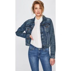 Polo Ralph Lauren - Kurtka jeansowa. Niebieskie kurtki damskie Polo Ralph Lauren, s, bez wzorów, z bawełny, krótkie. Za 859,90 zł.