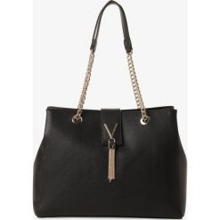VALENTINO HANDBAGS - Damska torba shopper – Divina, czarny. Czarne torby damskie na zakupy VALENTINO HANDBAGS, bez wzorów, ze skóry, bez dodatków. Za 499,95 zł.