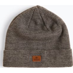 Nils Sundström - Czapka męska, szary. Szare czapki męskie Nils Sundström, z dzianiny, eleganckie. Za 89,95 zł.