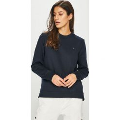 Tommy Hilfiger - Bluza Louisa. Szare bluzy damskie TOMMY HILFIGER, s, z nadrukiem, z bawełny, bez rękawów, bez kaptura. W wyprzedaży za 269,90 zł.