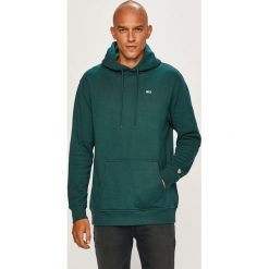 Tommy Jeans - Bluza. Zielone bluzy męskie s, z elastanu, z kapturem. W wyprzedaży za 259,90 zł.