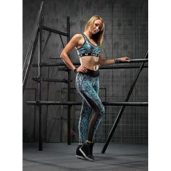 Legginsy Python Grey. Szare legginsy damskie wyszczuplające FJ!, m, bez wzorów, z elastanu. W wyprzedaży za 94,50 zł.