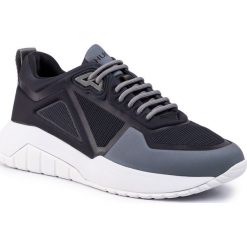 Sneakersy HUGO - Atom 50414637 10214953 01 Black 001. Czarne sneakersy męskie HUGO, na co dzień, bez wzorów, z tworzywa sztucznego, bez zapięcia. Za 849,00 zł.