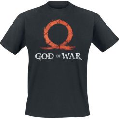 God Of War Ohm Sign Rune Engraving T-Shirt czarny. Czarne t-shirty męskie marki God Of War, s, z nadrukiem, z okrągłym kołnierzem. Za 54,90 zł.