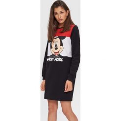 Sukienka Mickey Mouse - Wielobarwny. Sukienki damskie House, s, z motywem z bajki, bez kołnierzyka, bez rękawów. Za 99,99 zł.