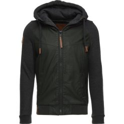 Naketano Kurtka ze skóry ekologicznej dark olive. Zielone kurtki męskie marki Naketano, m, bez wzorów, ze skóry ekologicznej. Za 459,00 zł.