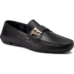Mokasyny VERSACE COLLECTION - V900720 VM00471 V085H Nero/Oro Chiaro. Czarne mokasyny męskie marki Versace Collection, ze skóry. Za 1769,00 zł.