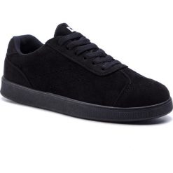 Sneakersy BIG STAR - DD274215 Black. Czarne półbuty damskie BIG STAR, z tworzywa sztucznego. W wyprzedaży za 119,00 zł.