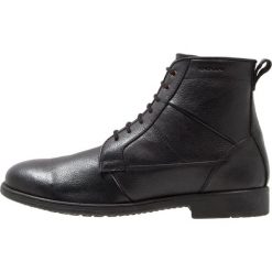 Botki męskie: Geox JAYLON Botki sznurowane black