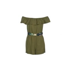 Sukienki krótkie Guess RESPUNNI. Zielone sukienki damskie marki Guess, s, z aplikacjami, bez kołnierzyka, z krótkim rękawem, krótkie, mini. Za 351,20 zł.
