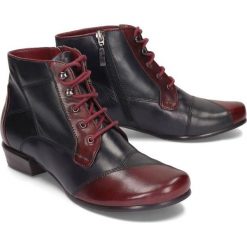 PIAZZA 962131-41 sangria/melanzana, botki damskie. Botki damskie Piazza, z polaru, na niskim obcasie, na obcasie, bez zapięcia. Za 479,90 zł.